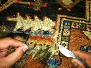 Oriental rug repair Fairfax VA